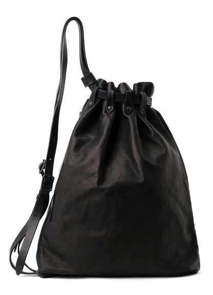 HORSE LEATHER DRAWSTRING BACKPACK