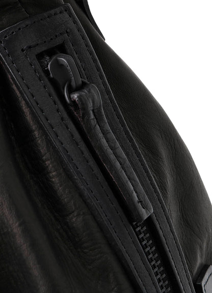 HORSE LEATHER DRAWSTRING BACKPACK
