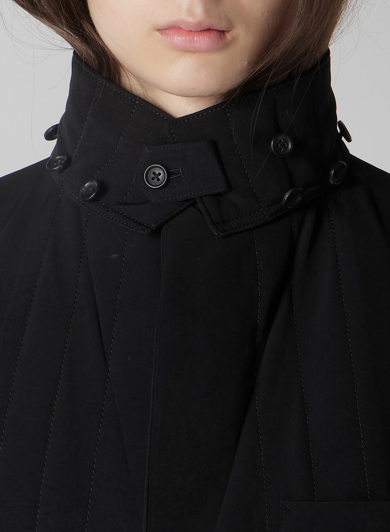 Ta TUXEDO HOODED PADDED JACKET