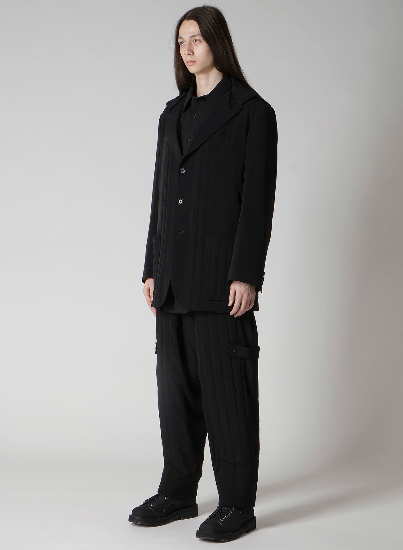 Ta TUXEDO HOODED PADDED JACKET
