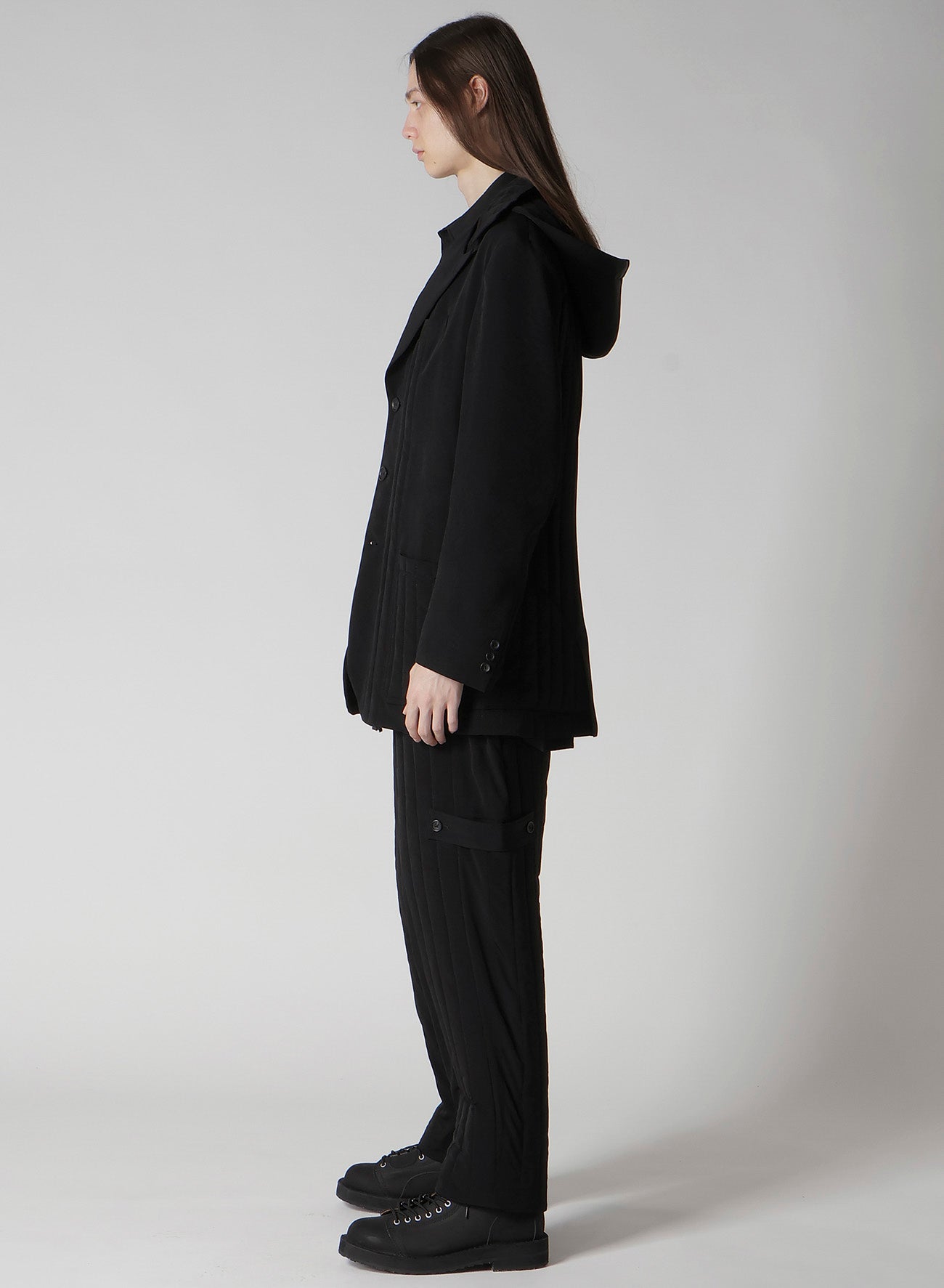 Ta TUXEDO HOODED PADDED JACKET
