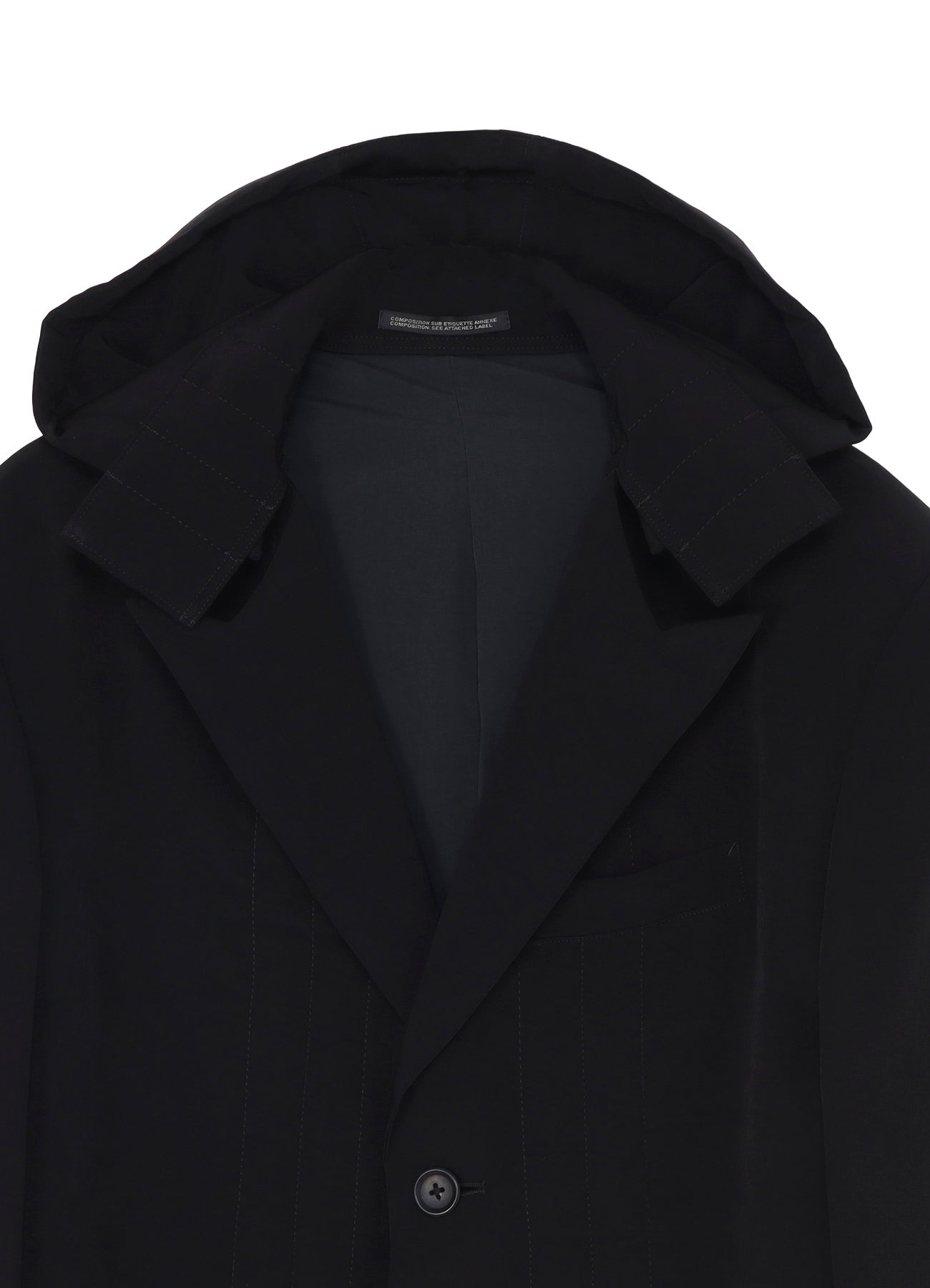 Ta TUXEDO HOODED PADDED JACKET