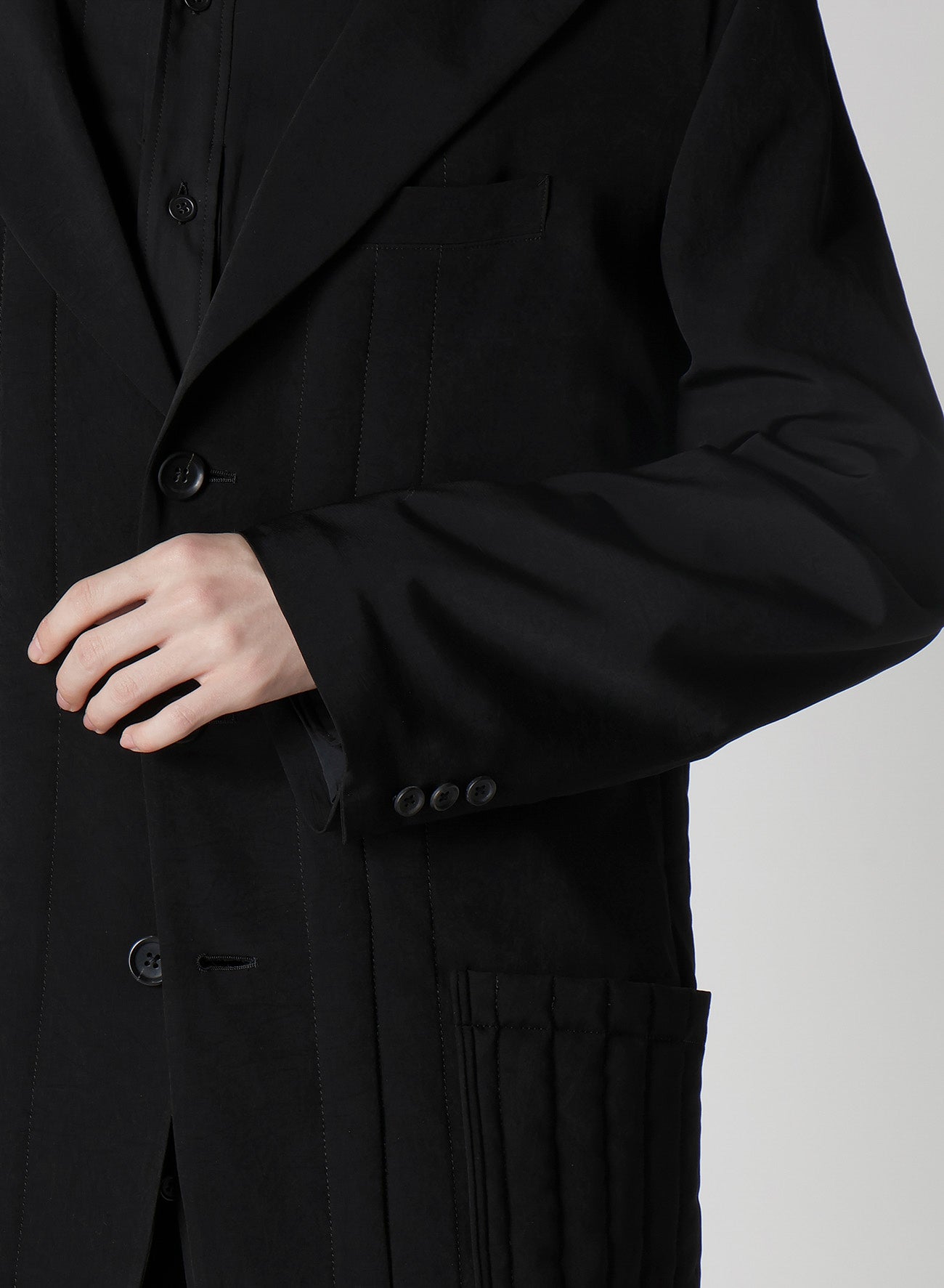 Ta TUXEDO HOODED PADDED JACKET