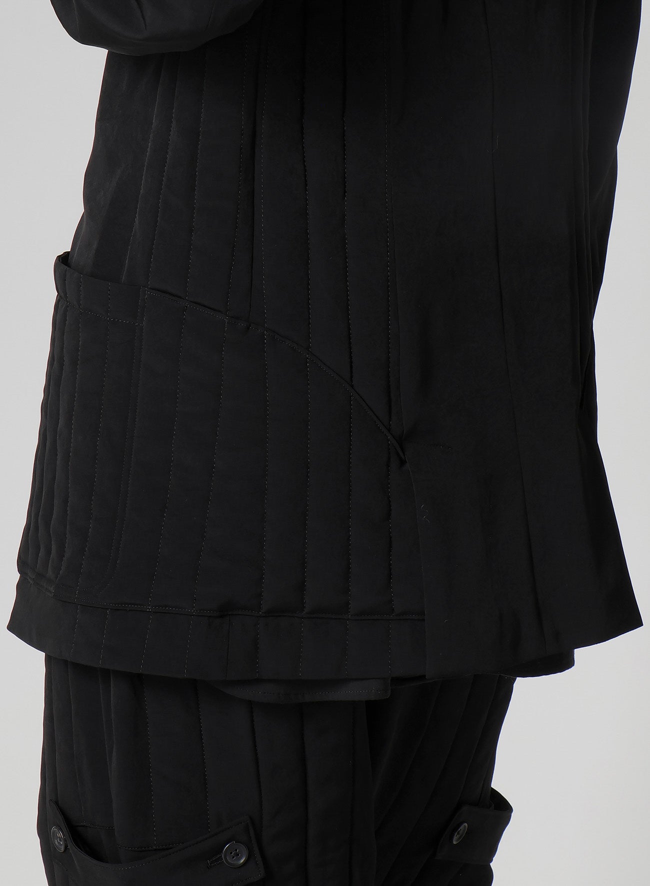 Ta TUXEDO HOODED PADDED JACKET