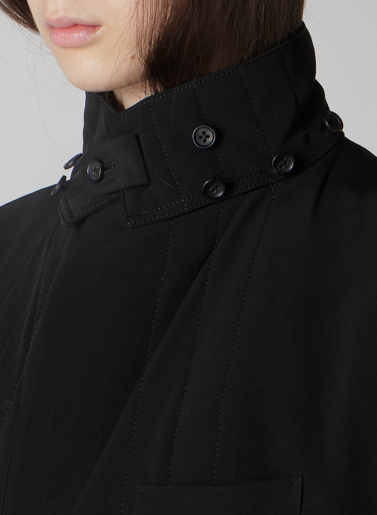 Ta TUXEDO HOODED PADDED JACKET