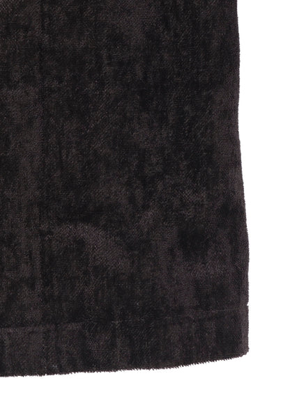LINEN VELVET  TAB DETAIL PADED JACKET