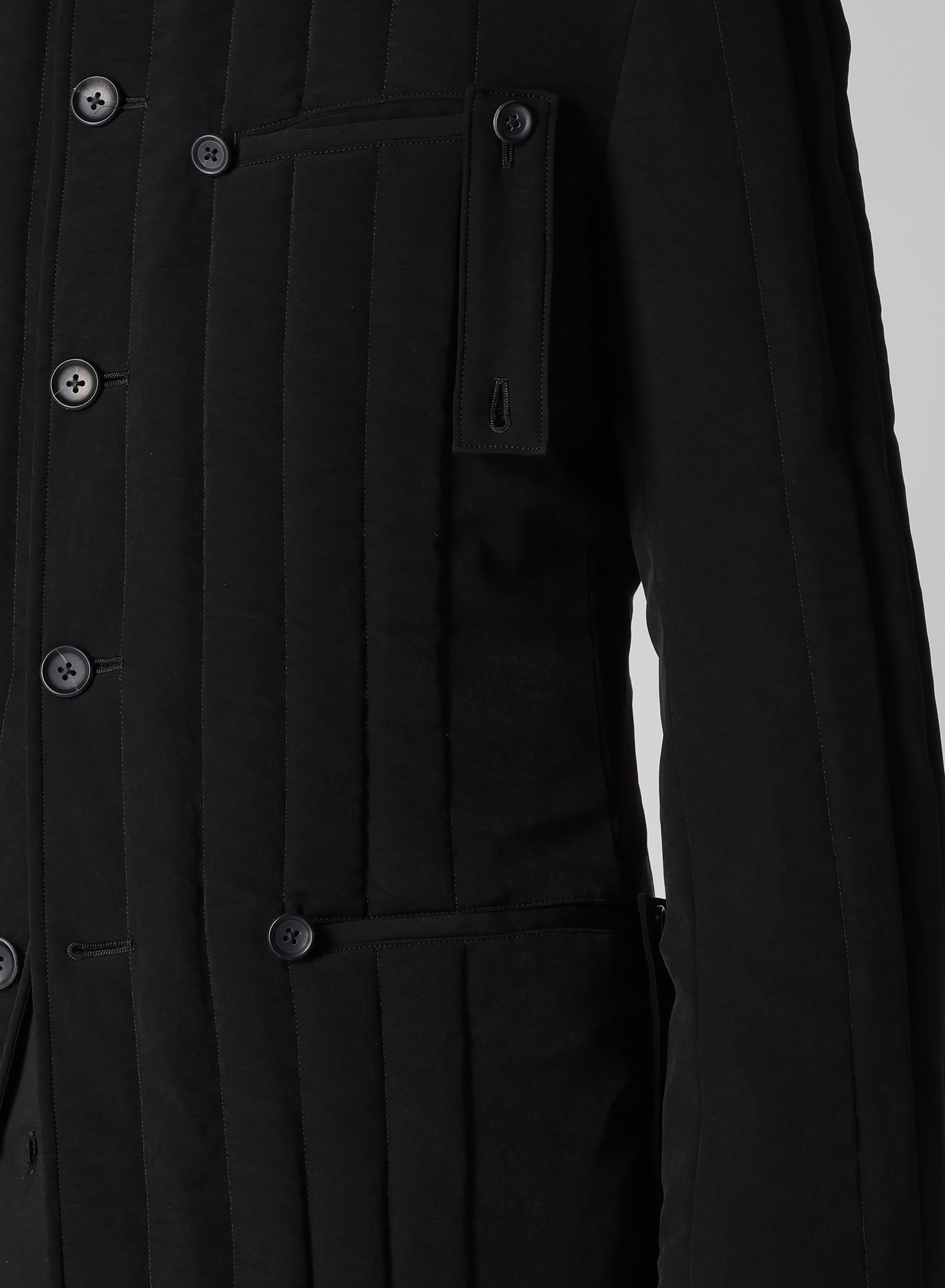 Ta TUXEDO TAB DETAIL PADDED JACKET – THE SHOP YOHJI YAMAMOTO