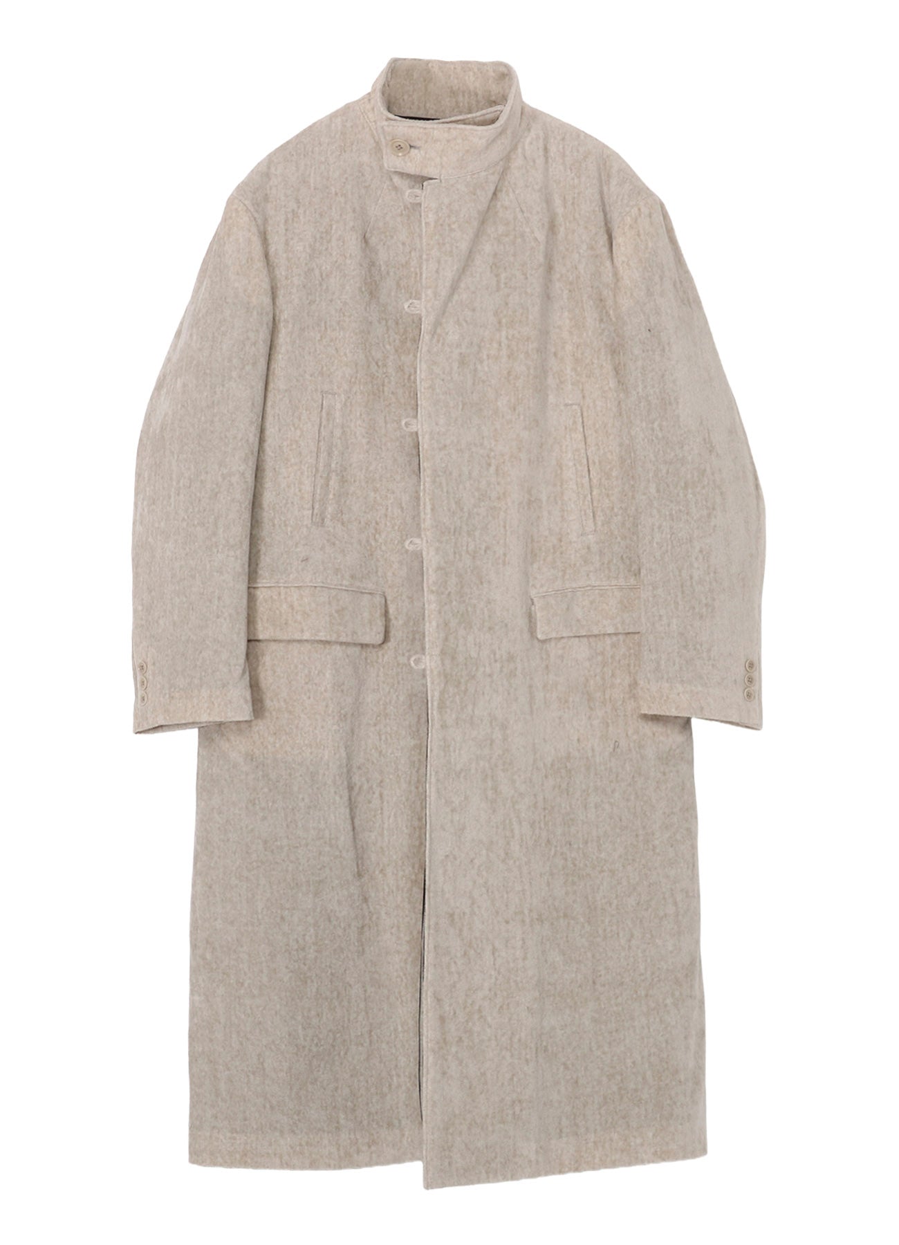LINEN VELVET STAND COLLAR JACKET WITH LINER – THE SHOP YOHJI YAMAMOTO