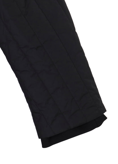 WOOL GABARDINE STAND COLLAR JACKET WITH LINER