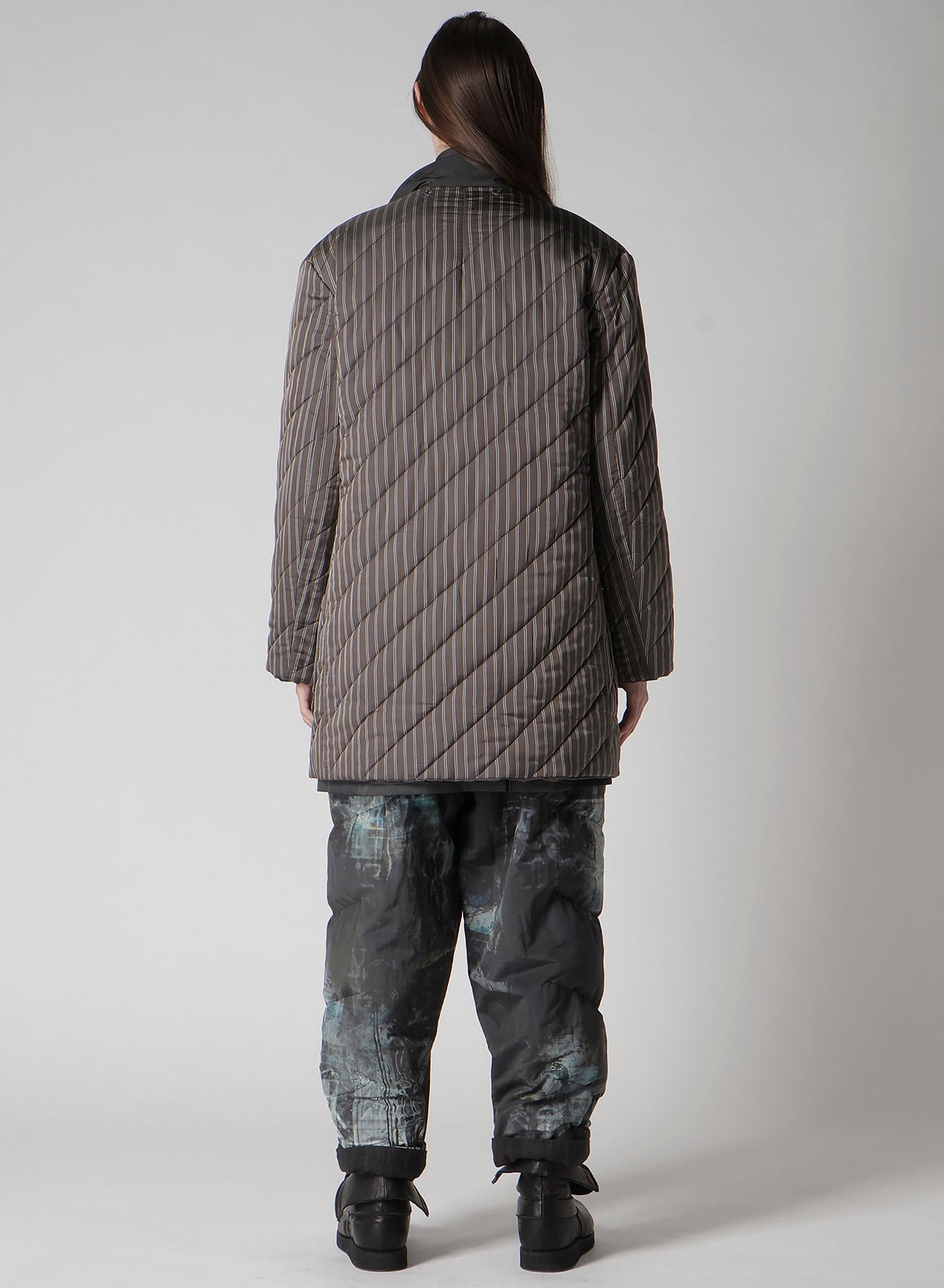 SMOKING GOTHIC PRINTED JACKET WITH LINER