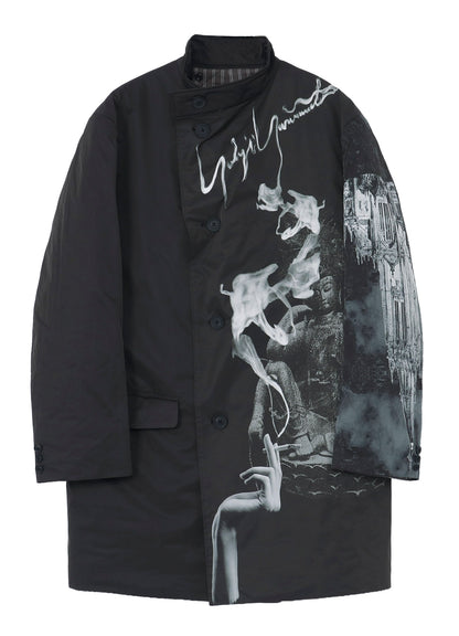 SMOKING GOTHIC PRINTED JACKET WITH LINER