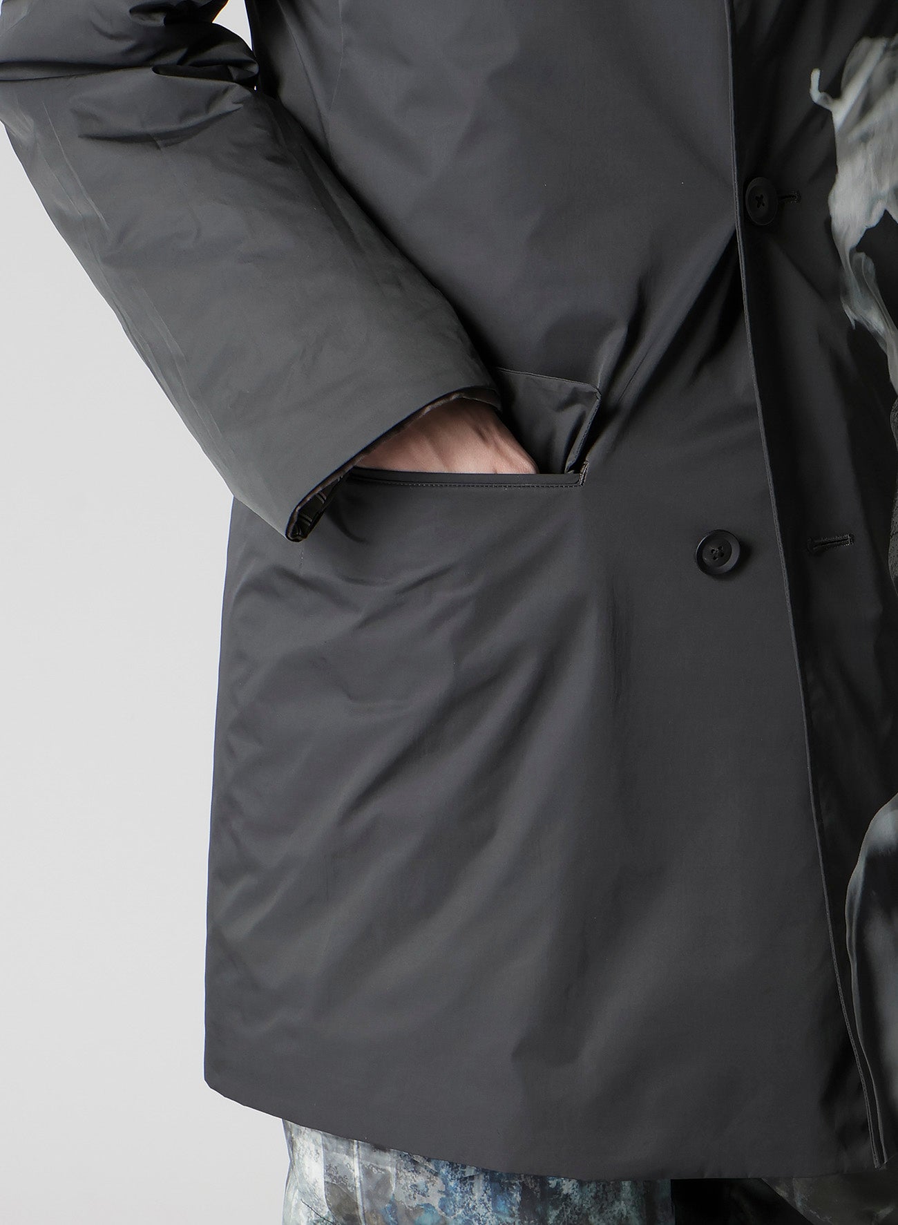 SMOKING GOTHIC PRINTED JACKET WITH LINER – THE SHOP YOHJI YAMAMOTO