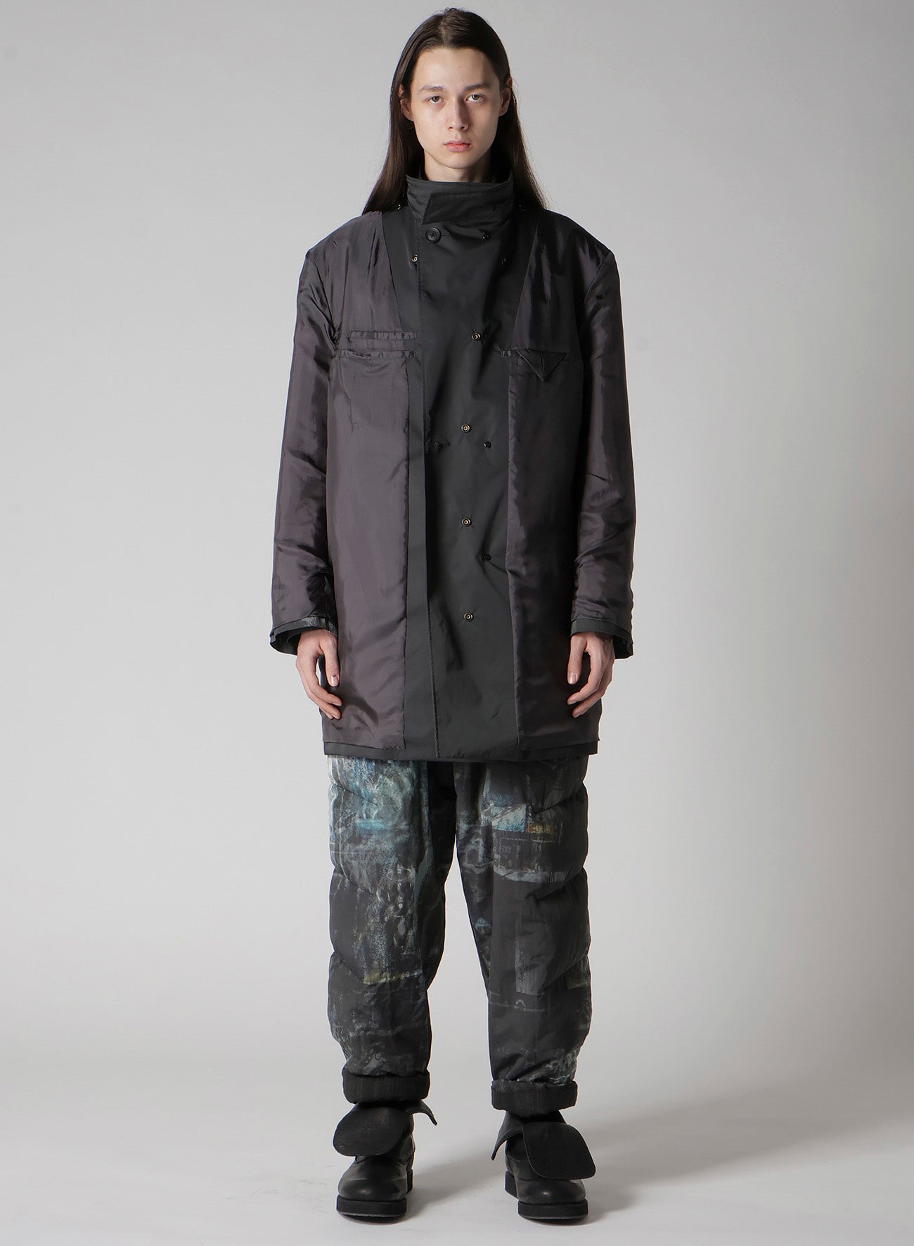 SMOKING GOTHIC PRINTED JACKET WITH LINER – THE SHOP YOHJI YAMAMOTO
