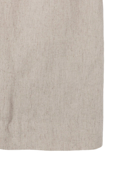LINEN/COTTON DENIM 6 BUTTONS PADDED JACKET