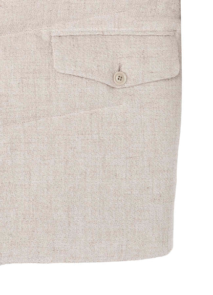SILK LINEN TWEED JACKET WITH LINER