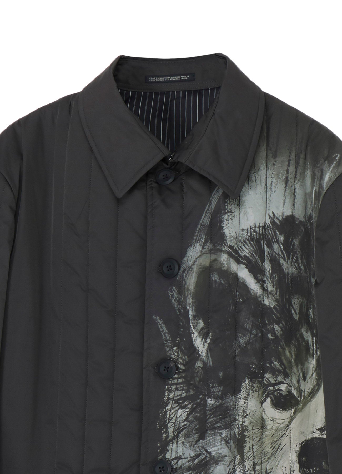 RIN PRINTED PADDED JACKET – THE SHOP YOHJI YAMAMOTO
