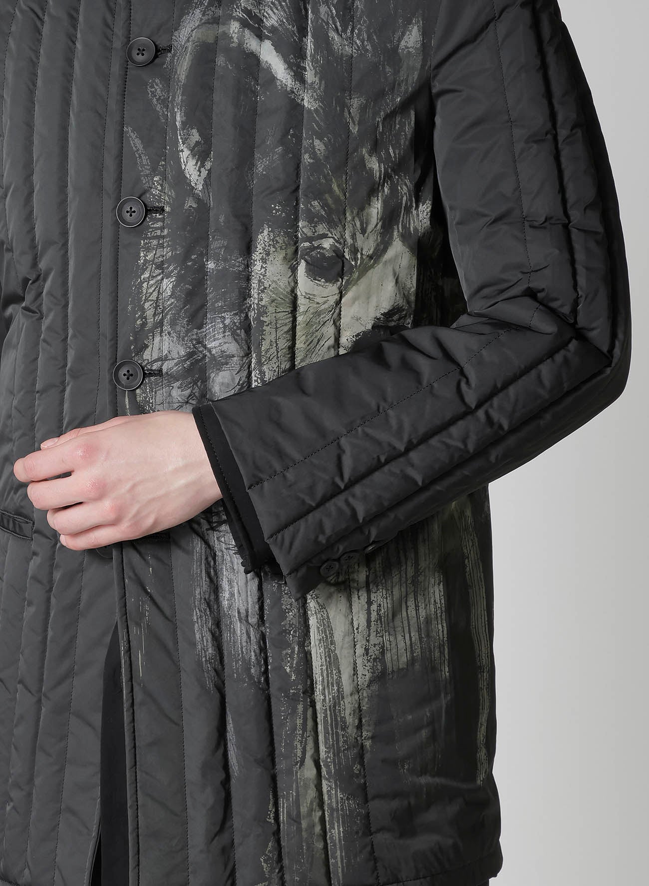 RIN PRINTED PADDED JACKET – THE SHOP YOHJI YAMAMOTO