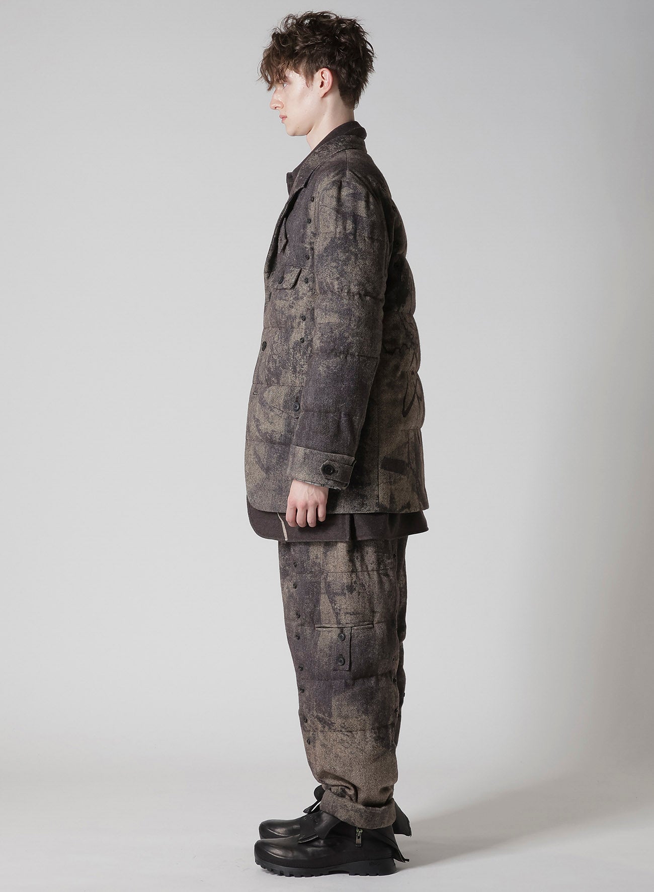 COLLAGE PRINTED PADDED JACKET
