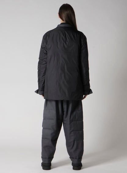 3 BUTTONS HORIZONTAL PADDED JACKET
