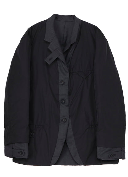 3 BUTTONS HORIZONTAL PADDED JACKET