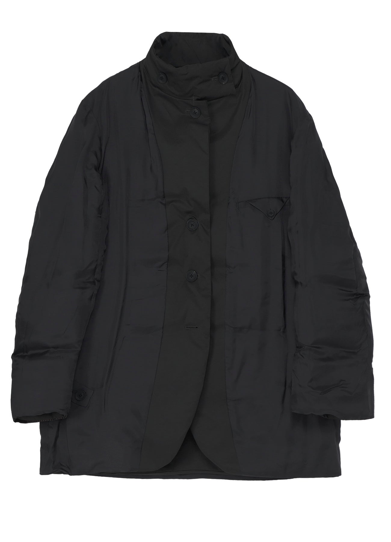 BACK PRINTED HORIZONTAL PADDED STAND JACKET – THE SHOP YOHJI YAMAMOTO