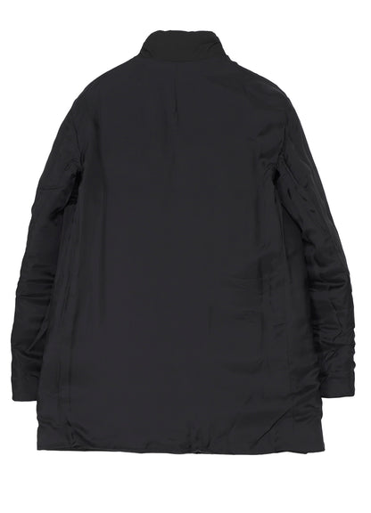BACK PRINTED HORIZONTAL PADDED STAND JACKET