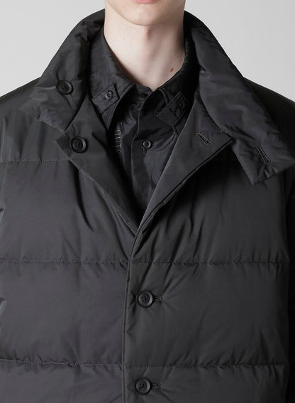 BACK PRINTED HORIZONTAL PADDED STAND JACKET
