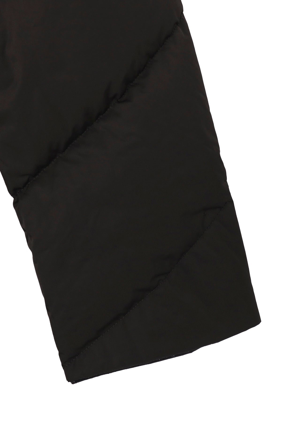 WOMAN PRINTED 3BUTTONS DIAGONAL PADDED LONG JACKET