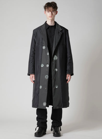 NUDE AND BUTTON PRINTED REVERSIBLE JACKET