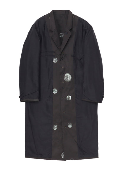 NUDE AND BUTTON PRINTED REVERSIBLE JACKET