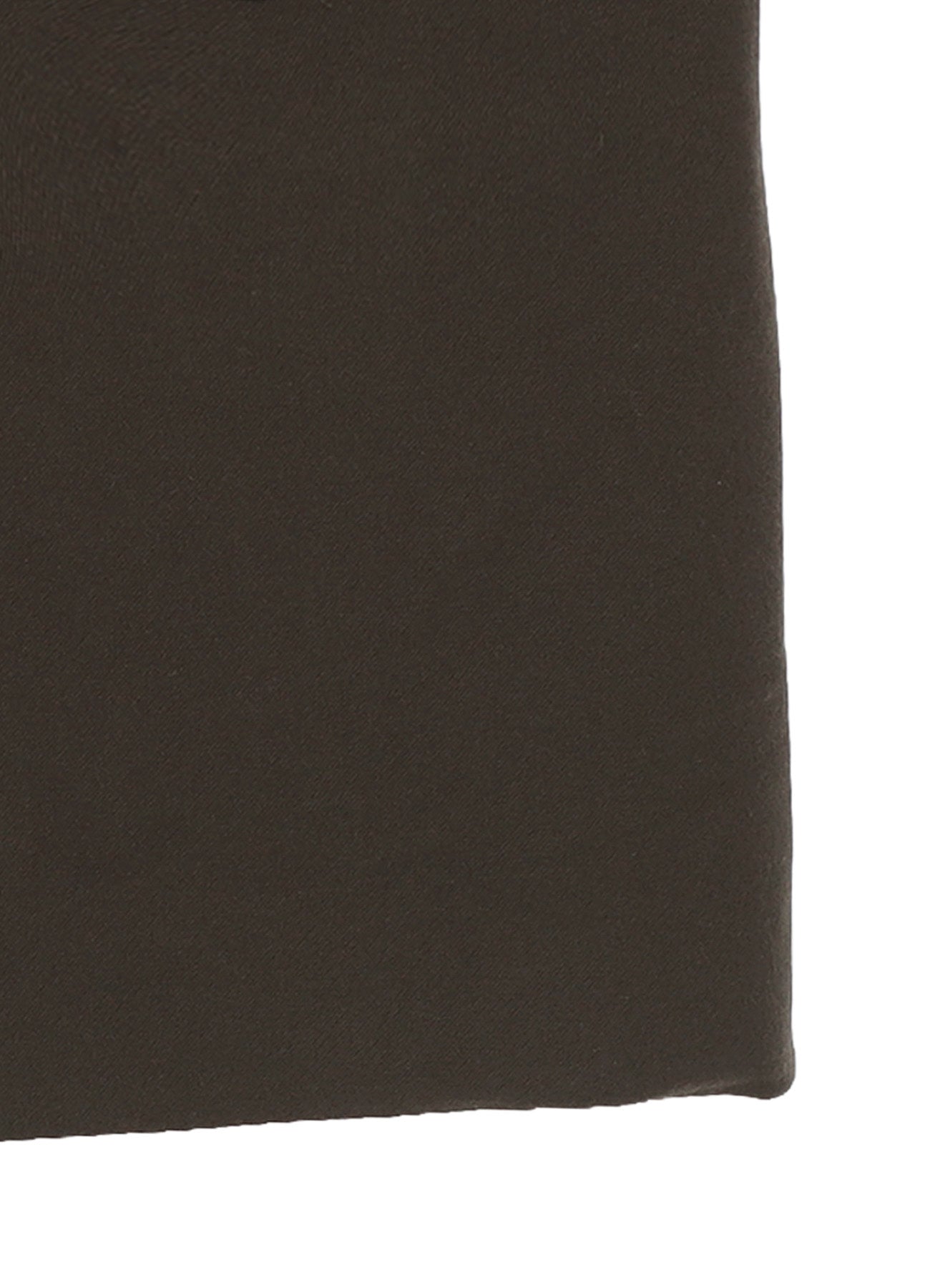 FLANNEL KHAKI 2BUTTONS PADDED LONG JACKET