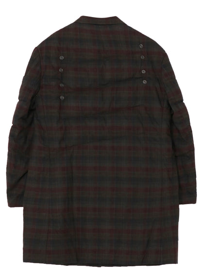 MADRAS INK 3 BUTTONS DIAGONAL PADDED JACKET
