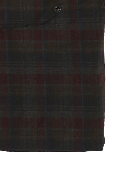 MADRAS INK 3 BUTTONS DIAGONAL PADDED JACKET