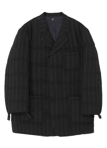 MADRAS INK 3 BUTTONS JACKET WITH LINER