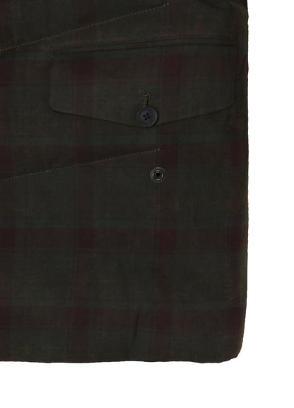 MADRAS INK 3 BUTTONS JACKET WITH LINER