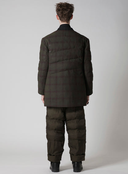 MADRAS INK 3 BUTTONS JACKET WITH LINER