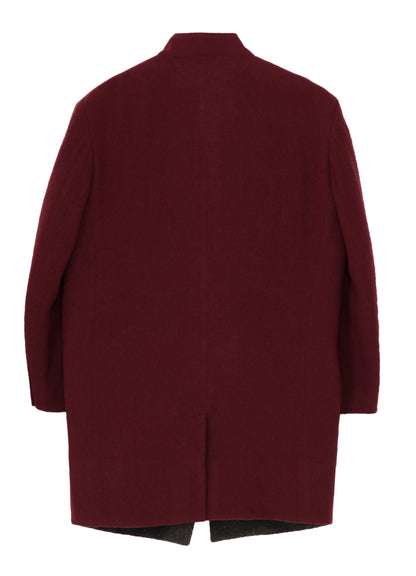 DARK RED REVERSIBLE JACKET WITH LINER