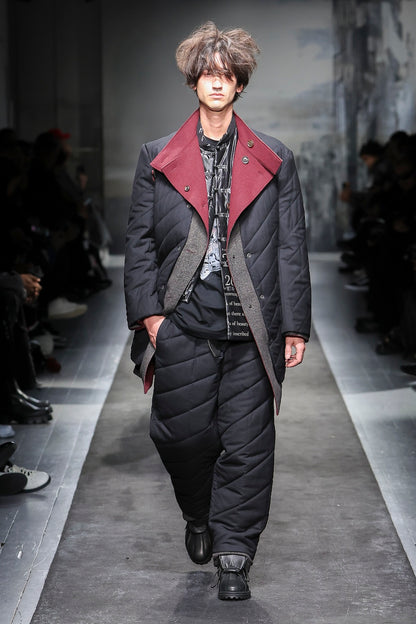 DARK RED REVERSIBLE JACKET WITH LINER