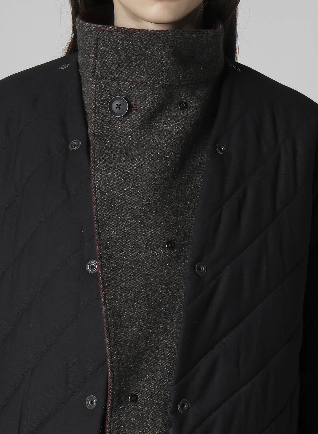 DARK RED REVERSIBLE JACKET WITH LINER