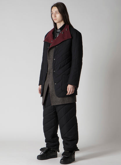 DARK RED REVERSIBLE JACKET WITH LINER