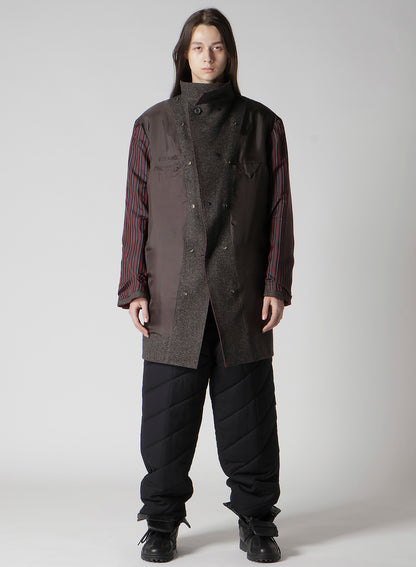 DARK RED REVERSIBLE JACKET WITH LINER