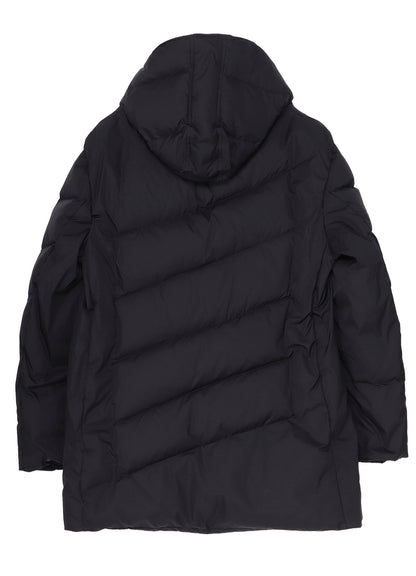 NYLON TAFFETA DIAGONAL DOWN JACKET
