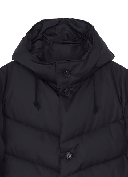 NYLON TAFFETA DIAGONAL DOWN JACKET