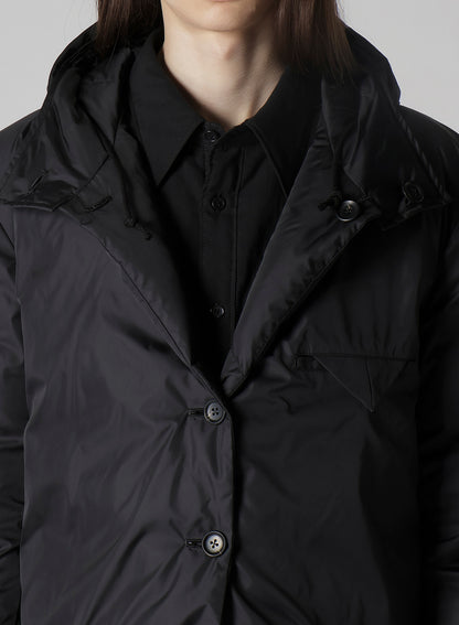 NYLON TAFFETA DIAGONAL DOWN JACKET