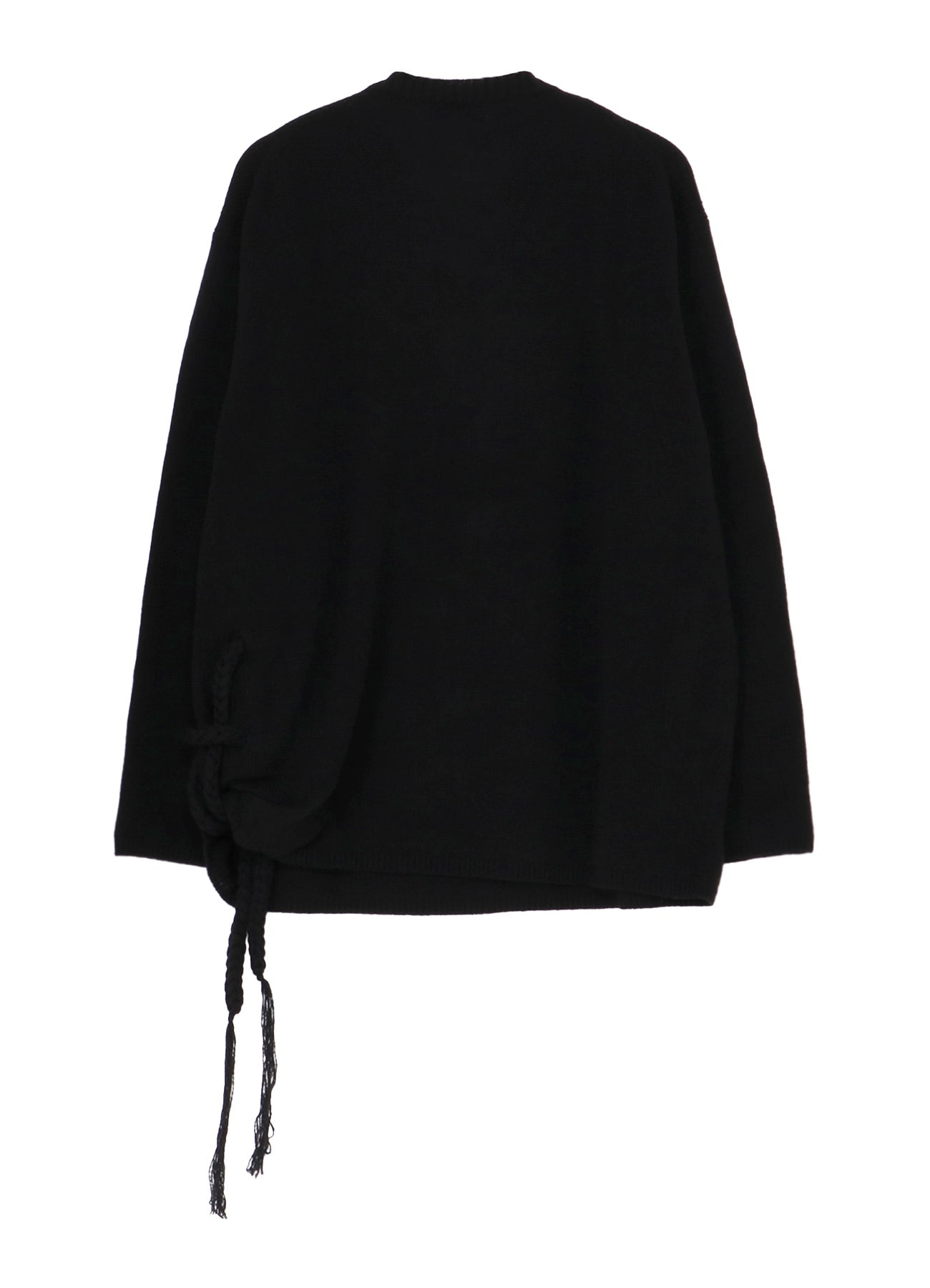 7G1P PLAIN STITCH WITH STRING STRING ROUND NECK PO
