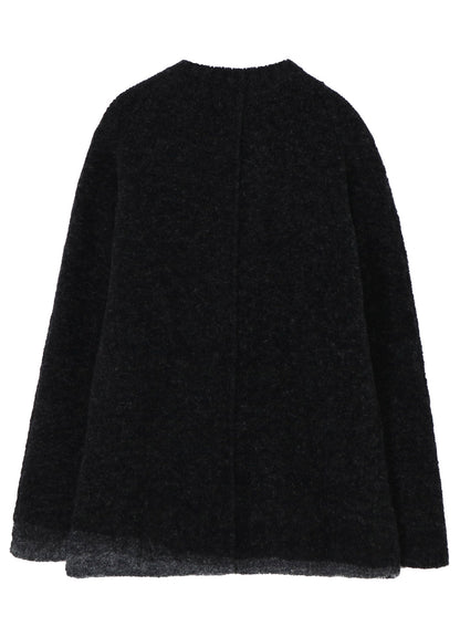 3G1P PLAIN STITCH GRADATION ROUND NECK PO