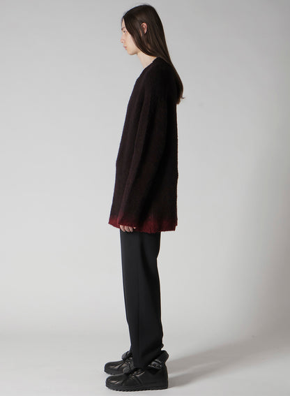 3G1P PLAIN STITCH GRADATION ROUND NECK PO