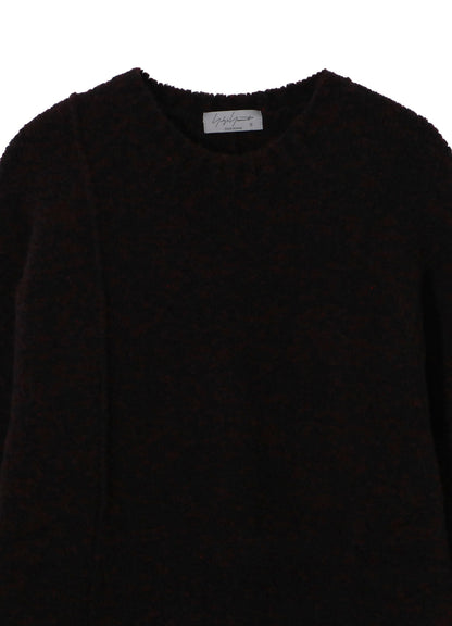 3G1P PLAIN STITCH GRADATION ROUND NECK PO