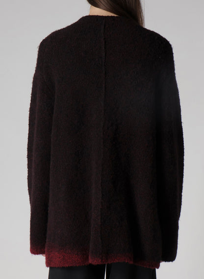 3G1P PLAIN STITCH GRADATION ROUND NECK PO