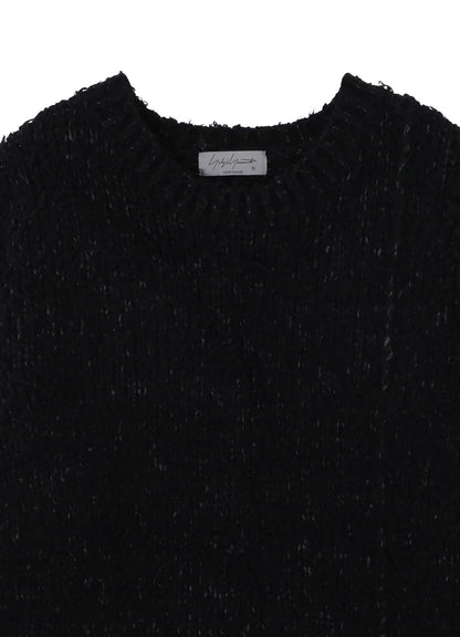 3G1P BRUSHED PLAIN STITCH ROUND NECK PO